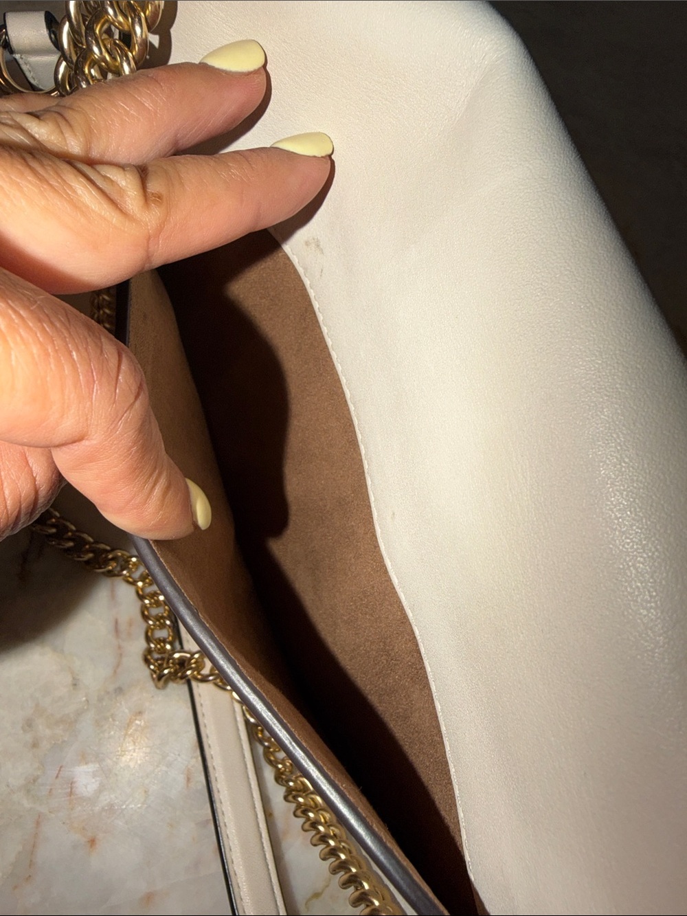 COACH -Klare crossbody. Soft, beige and khaki-Blended Item/snake skin trims - Picture 5 of 9